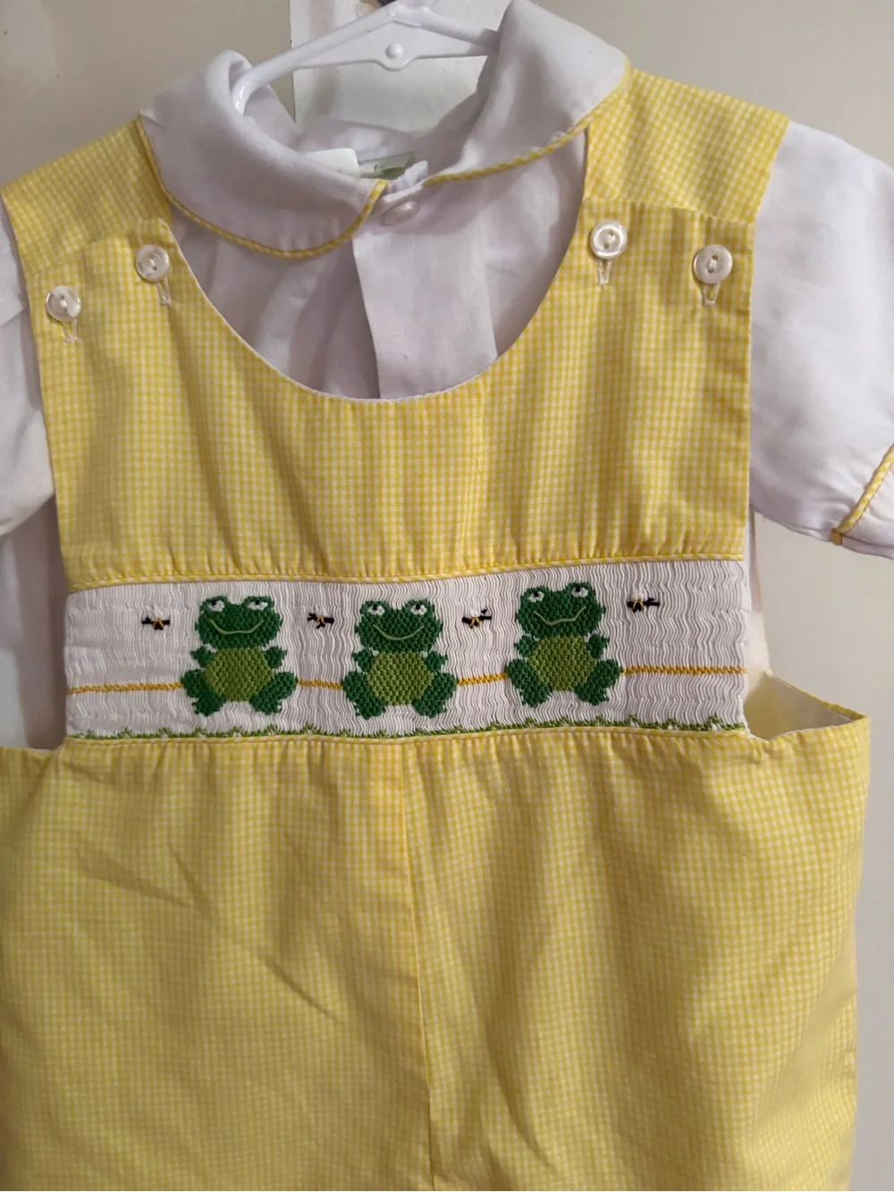 Be Mine Smocked Frog Outfit